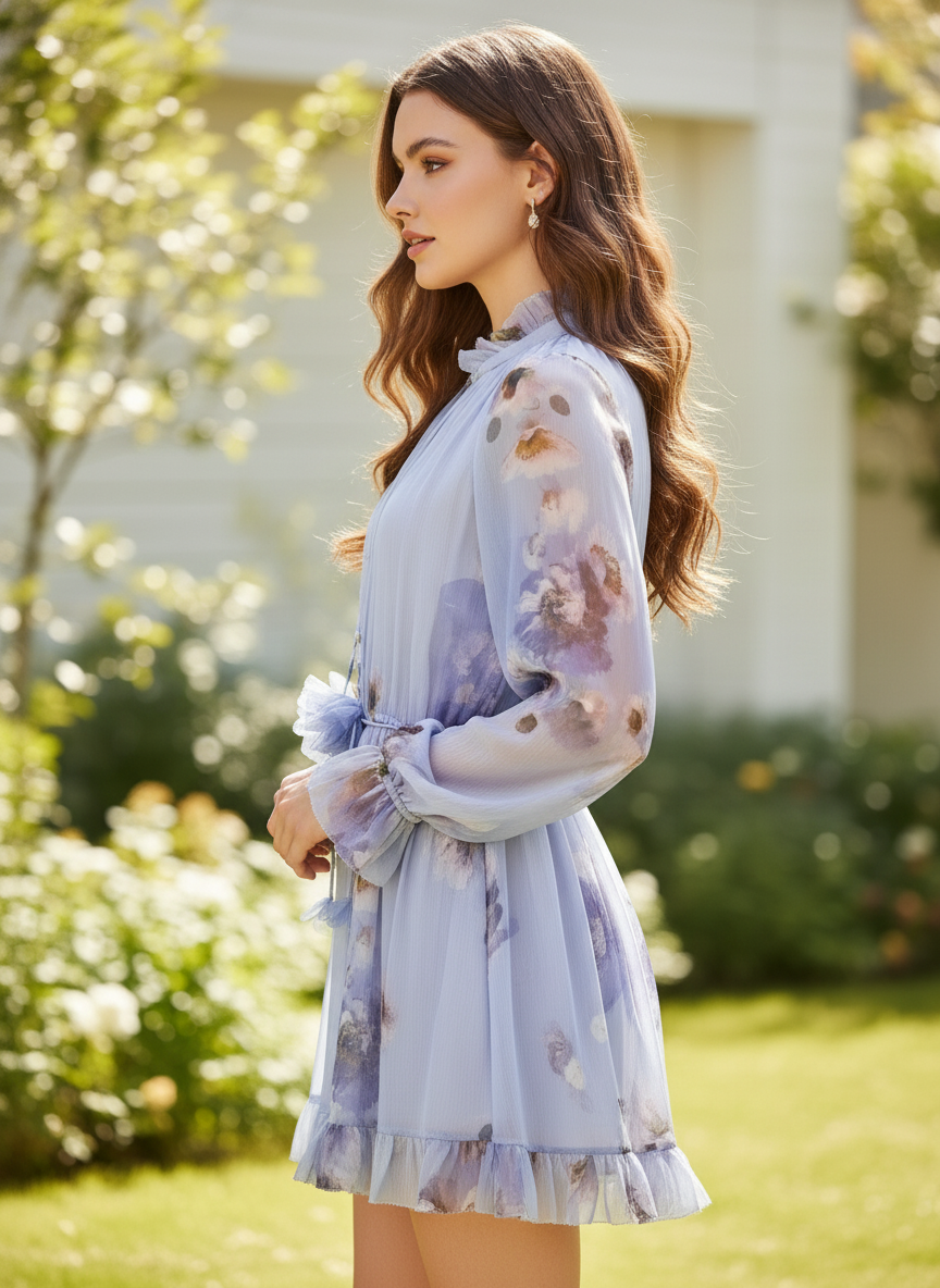 Juliette - Floral Ruffle Jumpsuit