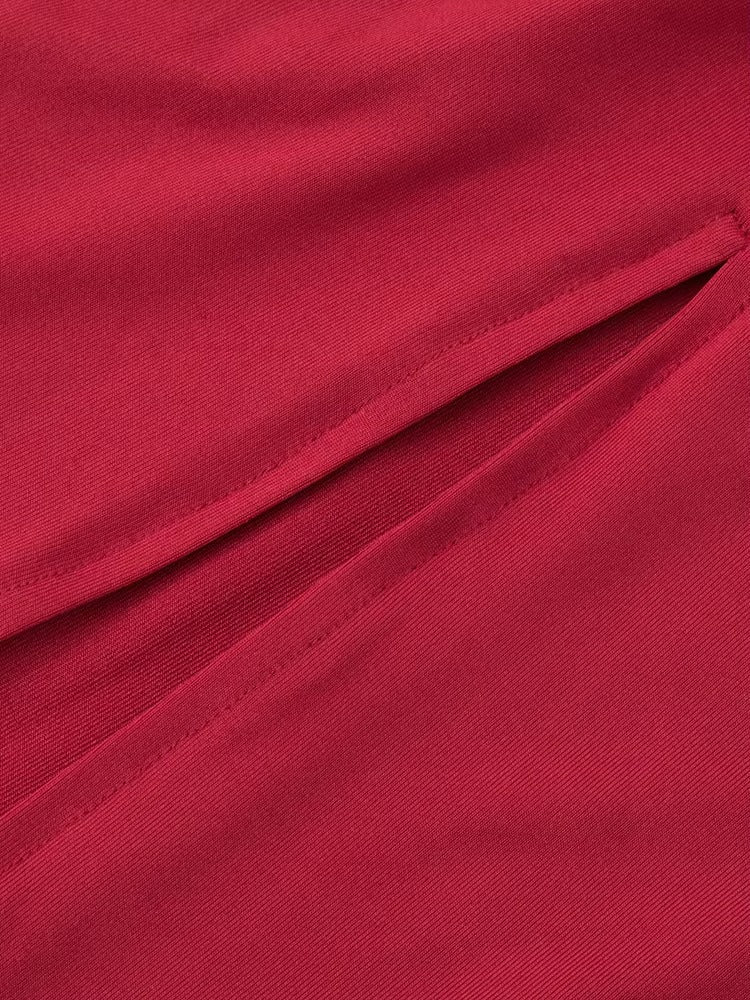 Arora - Maxi Dress met ruches en elegante split