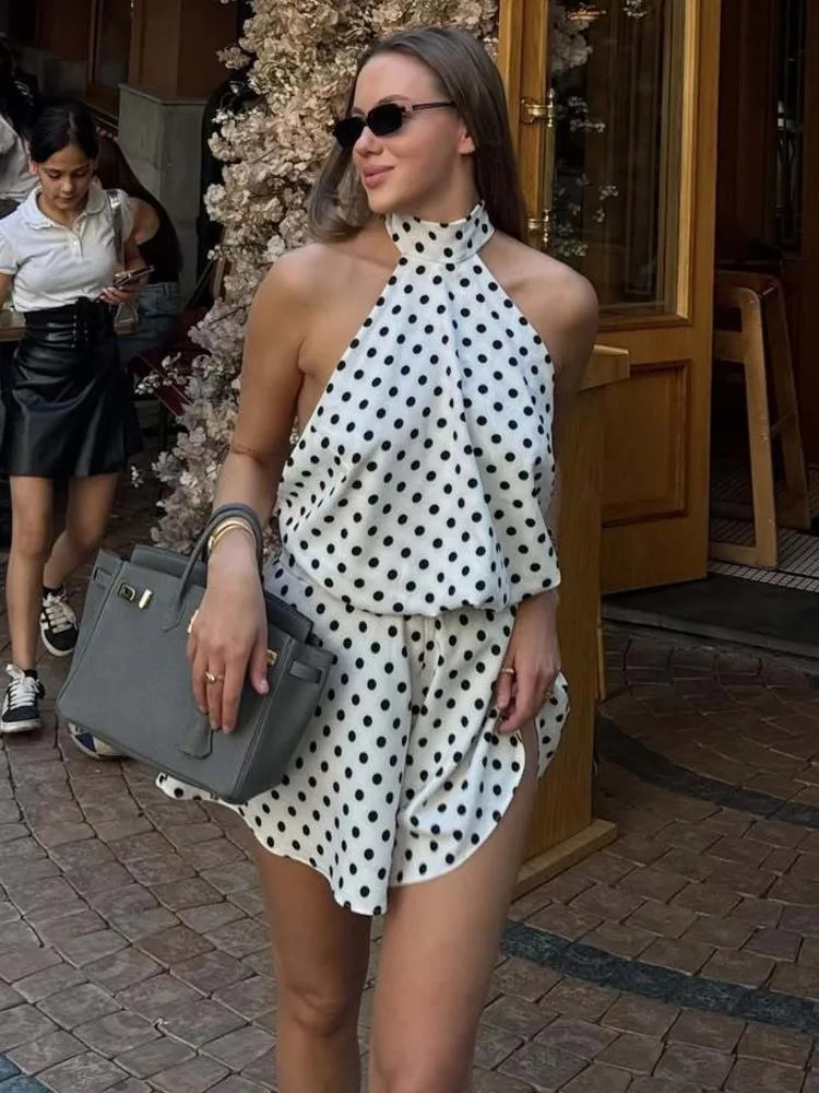 Polly - Polka Dot Mini Dress