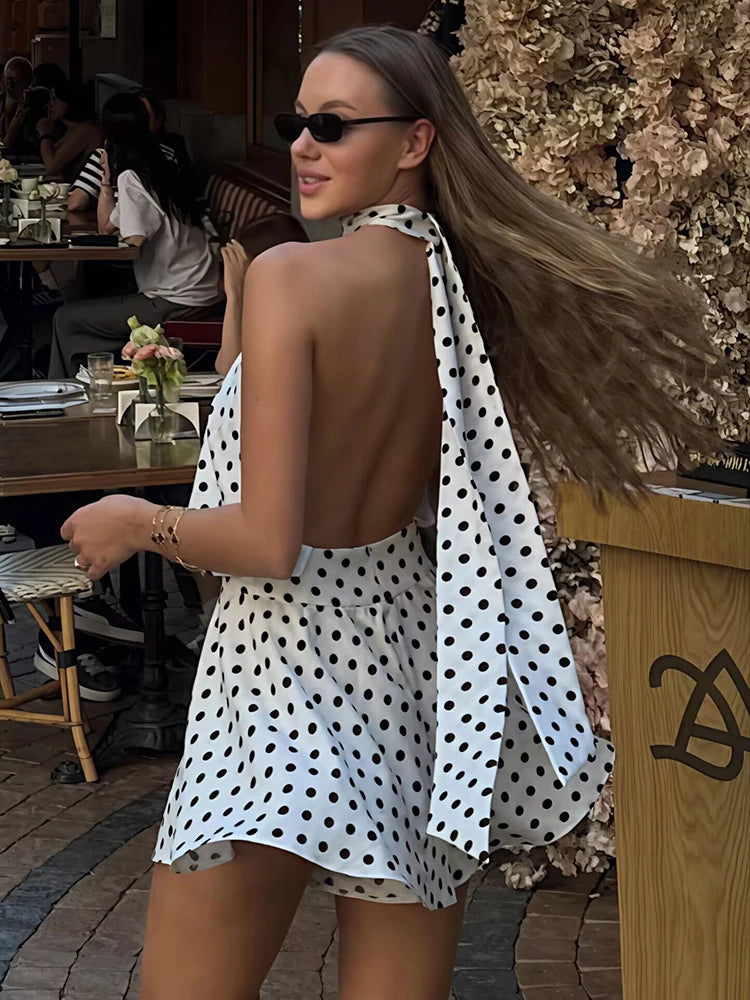 Polly - Polka Dot Mini Dress