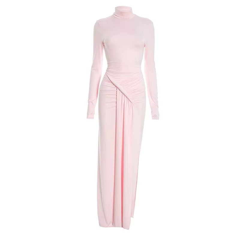 Olivia - Bodycon Maxi Dress met lange mouwen