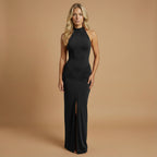 Arora - Maxi Dress met ruches en elegante split