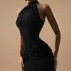 Arora - Maxi Dress met ruches en elegante split