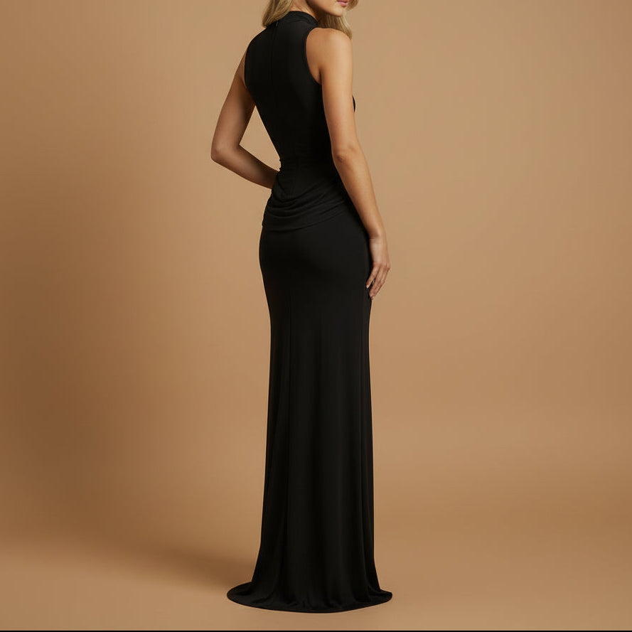 Kelly - De Mouwloze Maxi Dress met hoge split