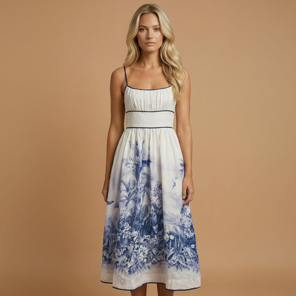 Azura - Elegant Midi Dress