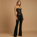 Amara - De Strapless Lace Corset Top