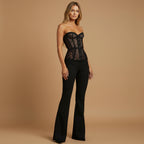 Amara - De Strapless Lace Corset Top