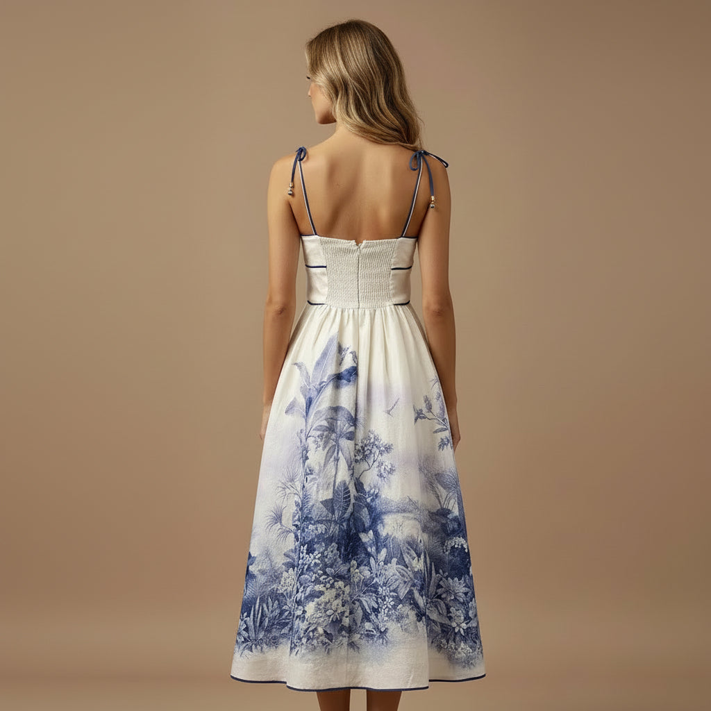 Azura - Elegant Midi Dress