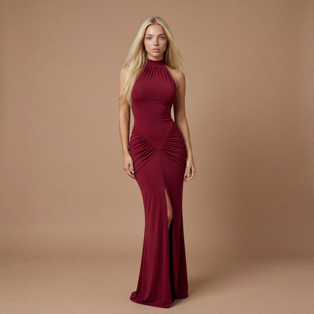 Arora - Elegenat Split Maxi Dress