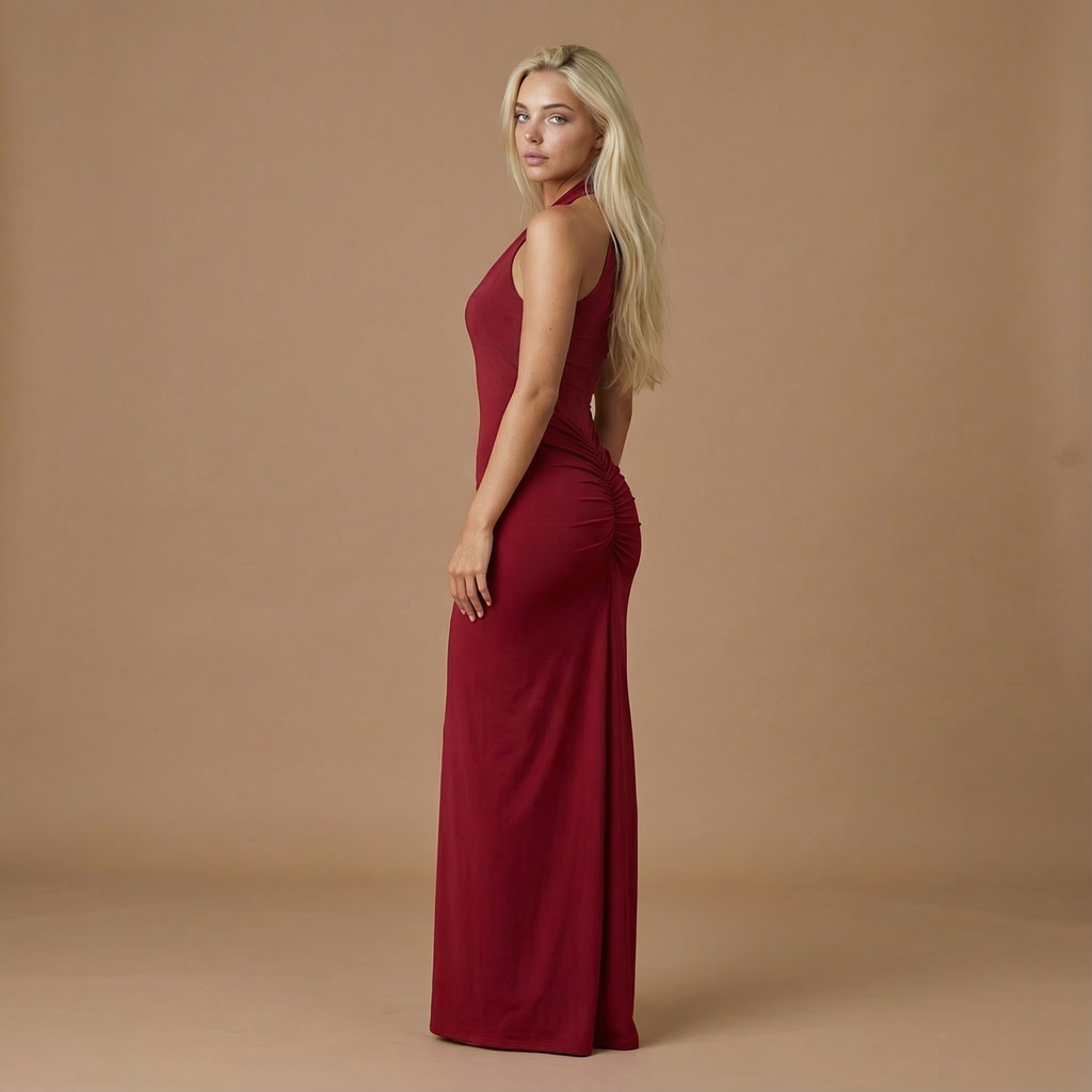 Arora - Elegenat Split Maxi Dress