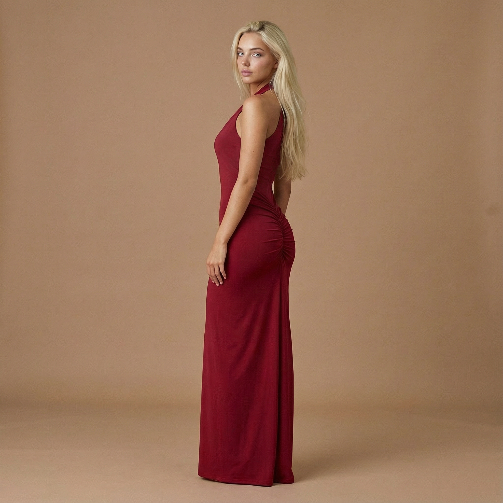 Arora - Elegenat Split Maxi Dress