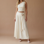 Lily - One-Shoulder Two-Piece Set