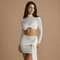 Aria - Lace Mesh Two‑Piece Set