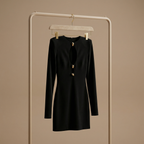 Aveline –  Hollow-out Mini Dress