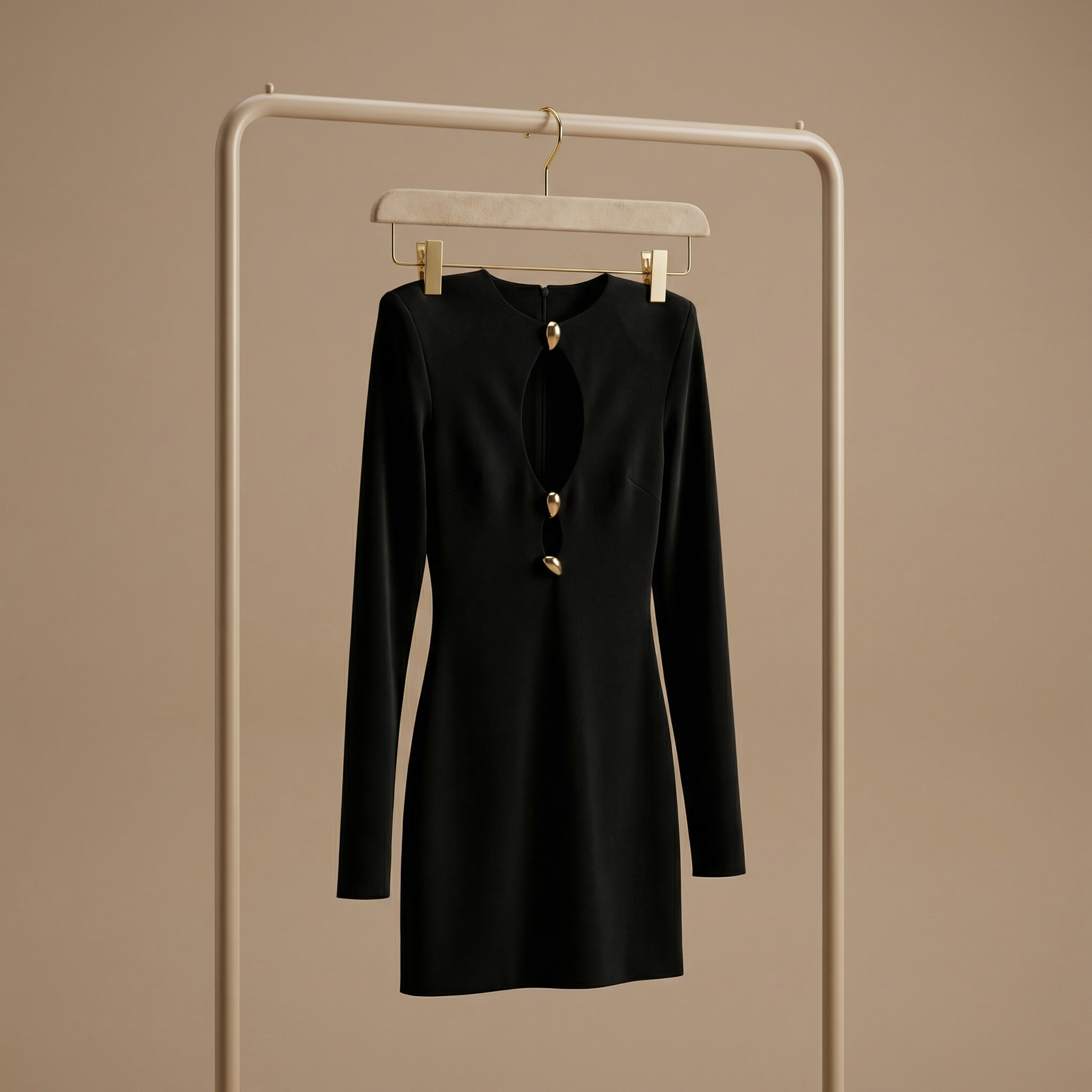 Aveline –  Hollow-out Mini Dress