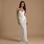 Nova - Strapless Mesh Maxi Dress