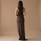 Nova - Strapless Mesh Maxi Dress