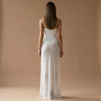 Nova - Strapless Mesh Maxi Dress