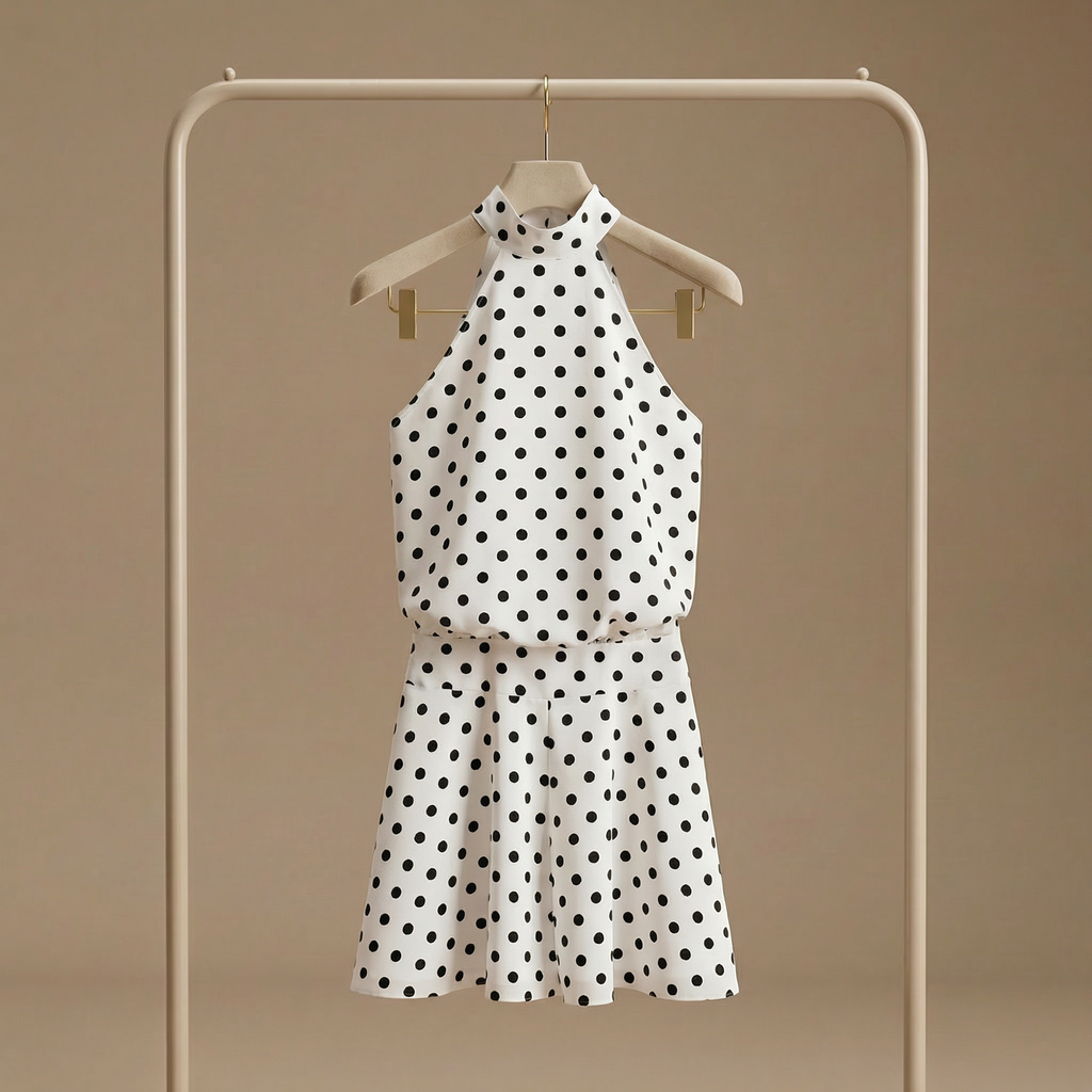 Polly - Polka Dot Mini Dress