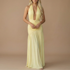 Elara - Halter Maxi Dress