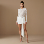 Lena - Lace bodycon mini dress