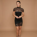 Zara - Black Lace Mini Dress