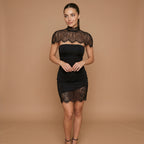Zara - Black Lace Mini Dress