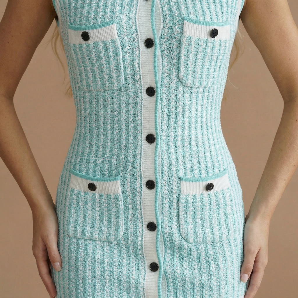 Blaire - Gebreide Mini Dress