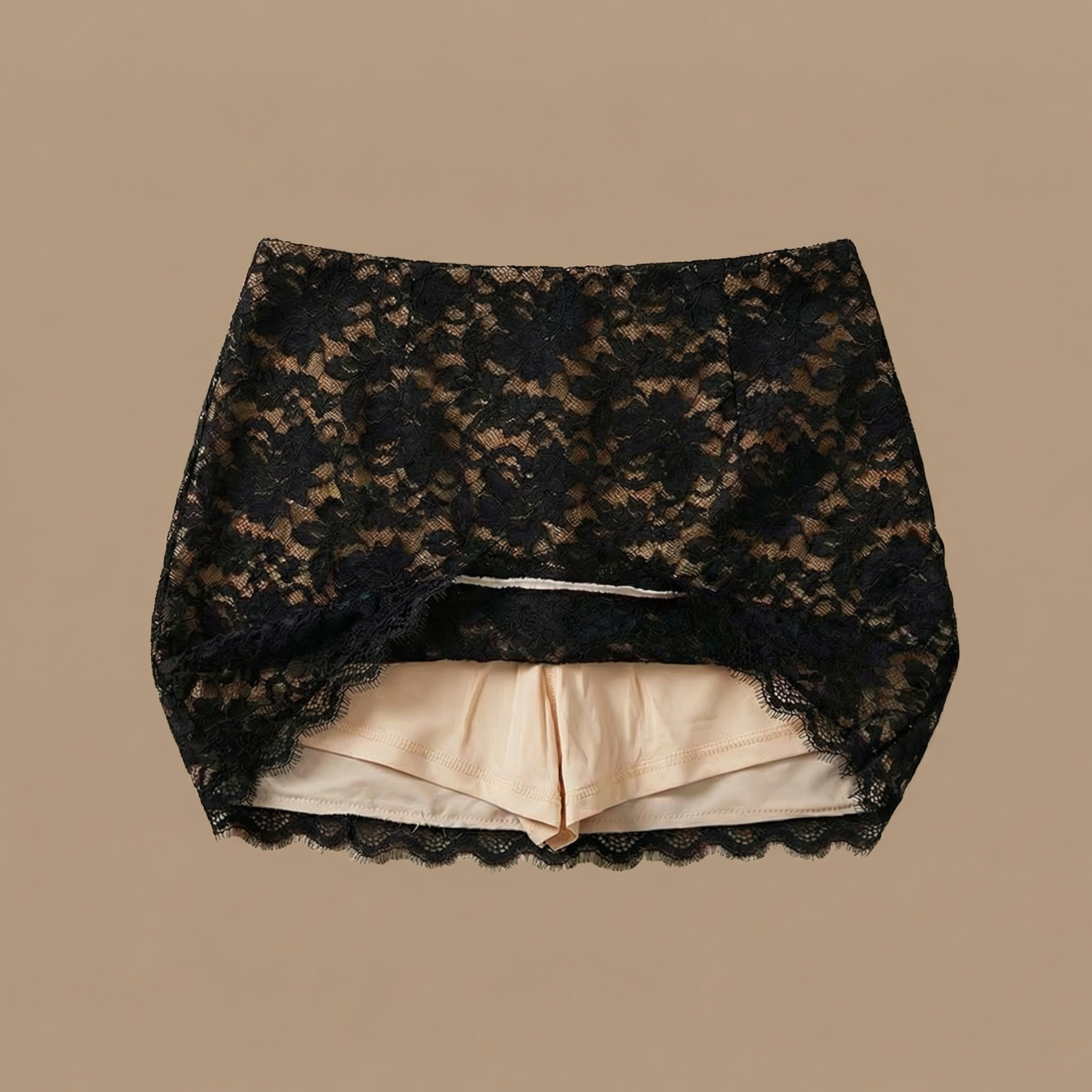 Elia - Body & Mini skirt Set Black