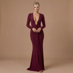 Lorena – V-neck Maxi Dress