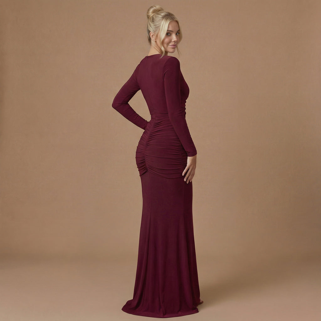 Lorena – V-neck Maxi Dress