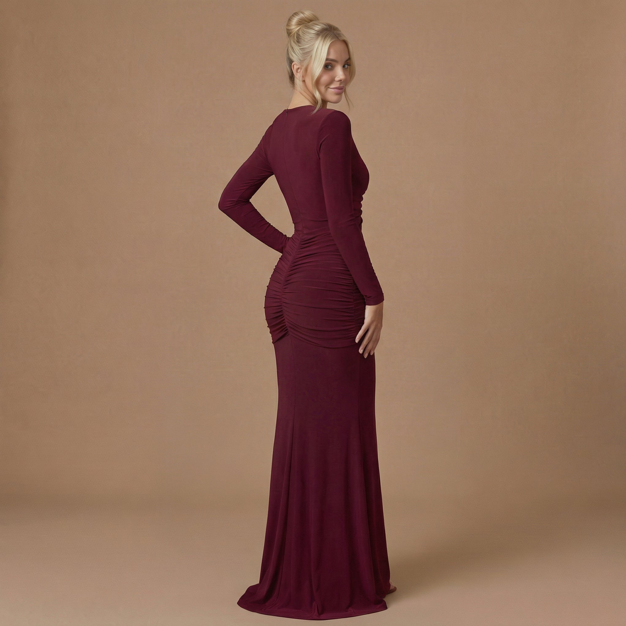 Lorena – V-neck Maxi Dress