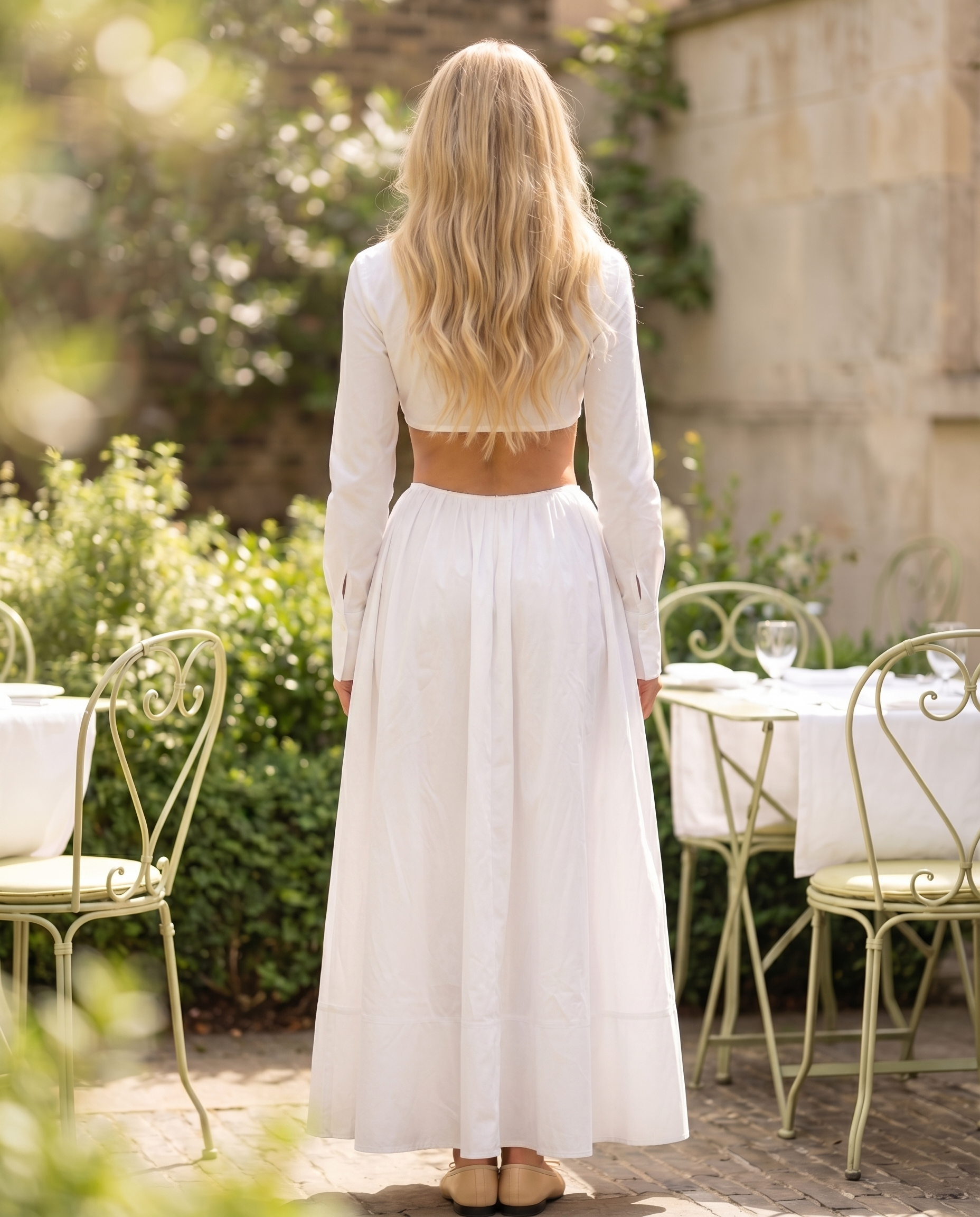Isobella set - elegante top met lange rok