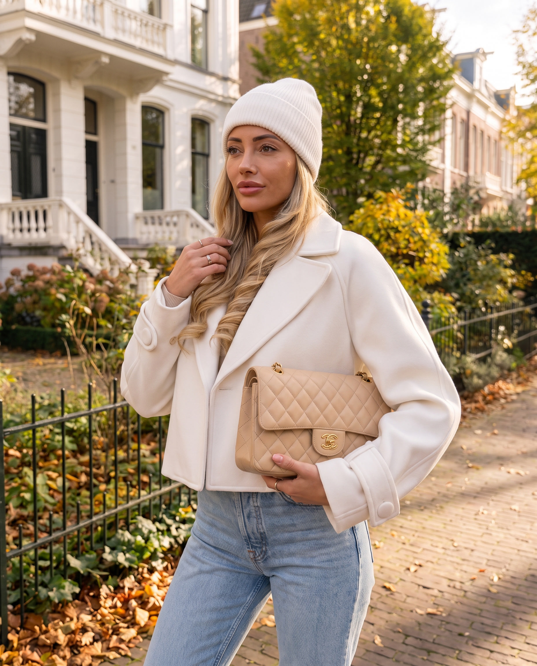 Natalia Cropped Wool Coat