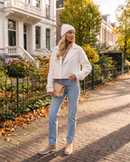 Natalia Cropped Wool Coat