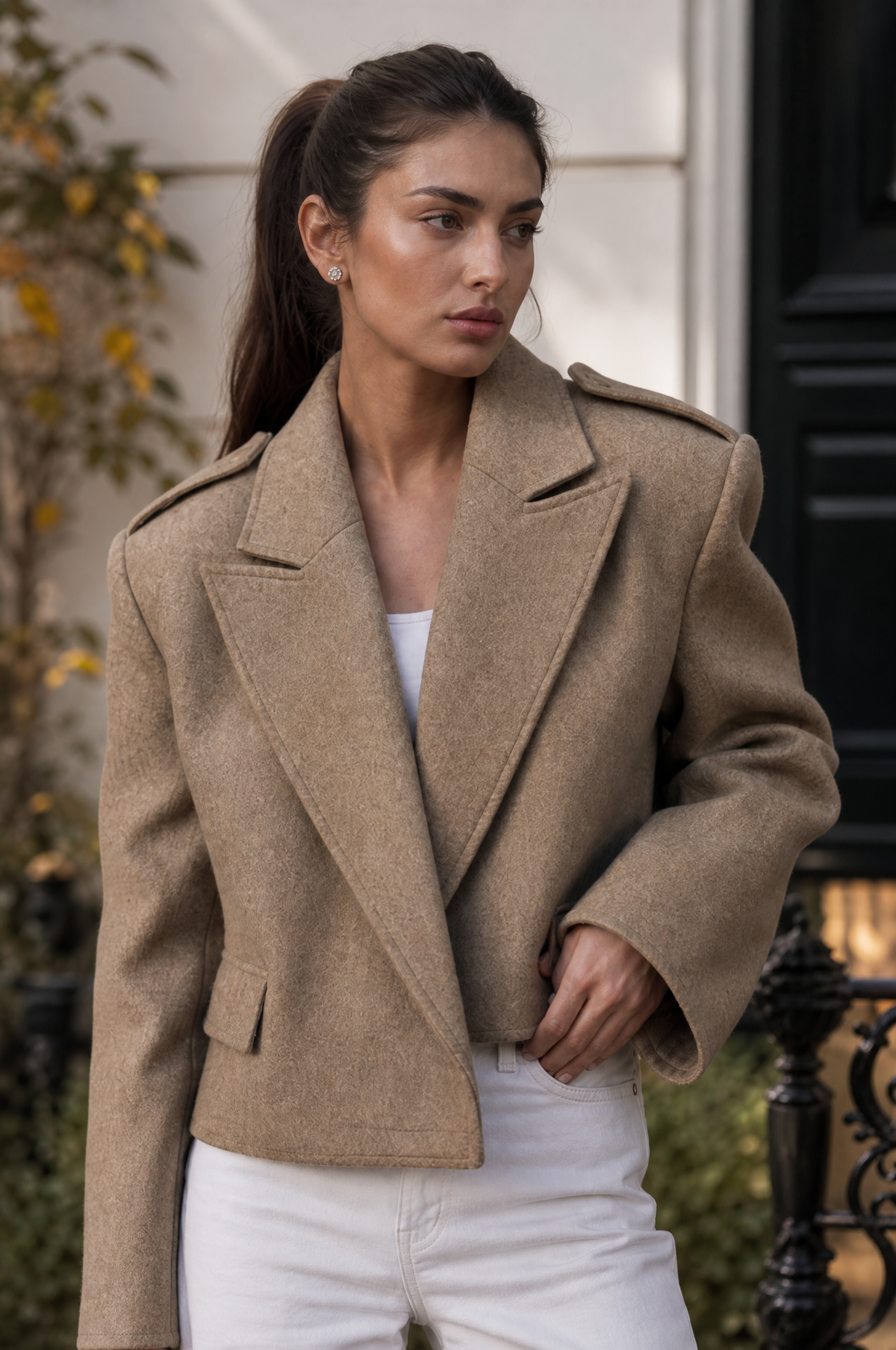 Yasmin wollen jas